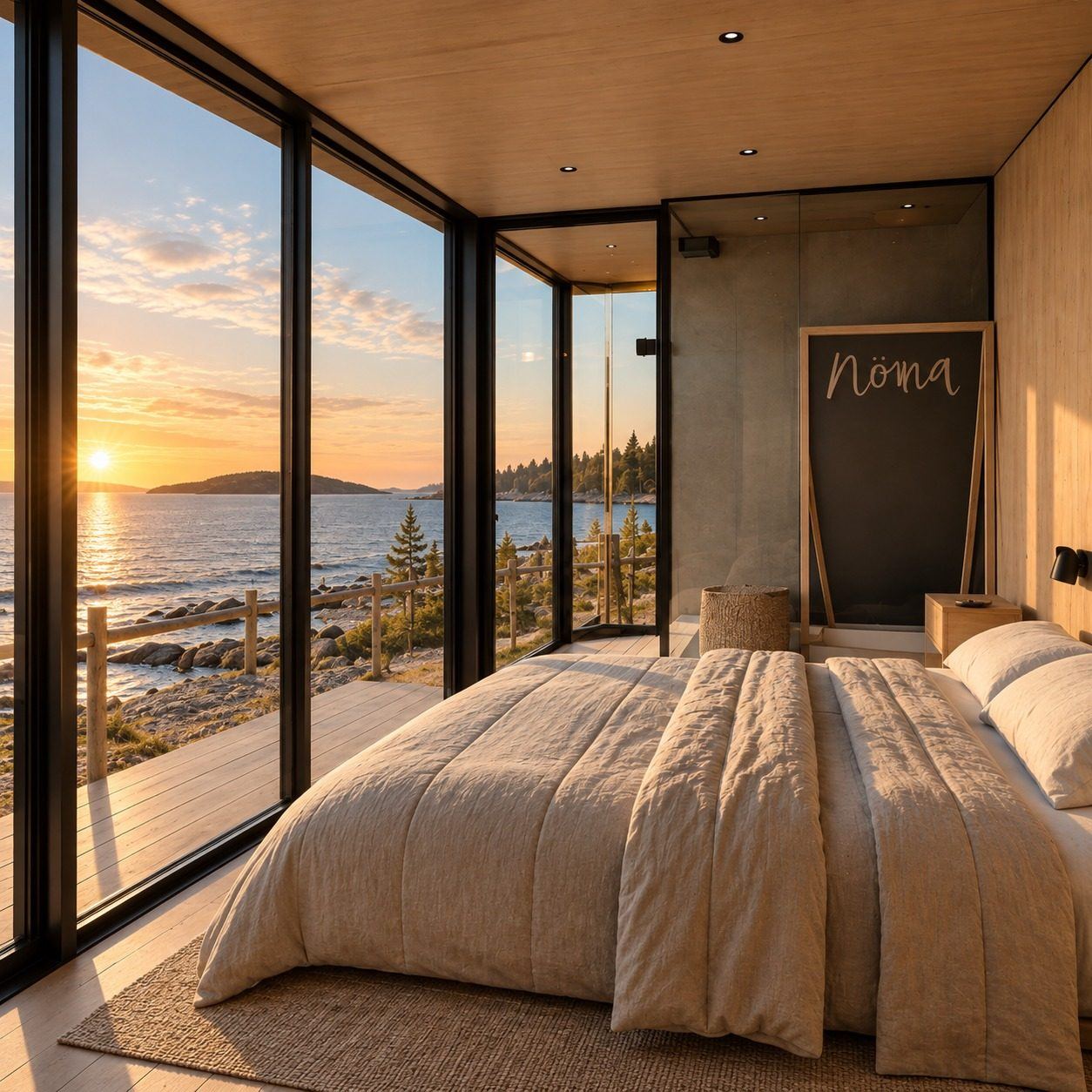 Nöma Glass — bedroom