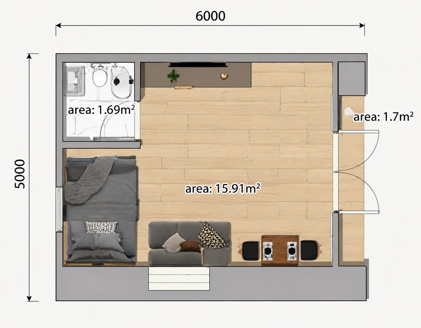 Floor plan of Nöma Frame