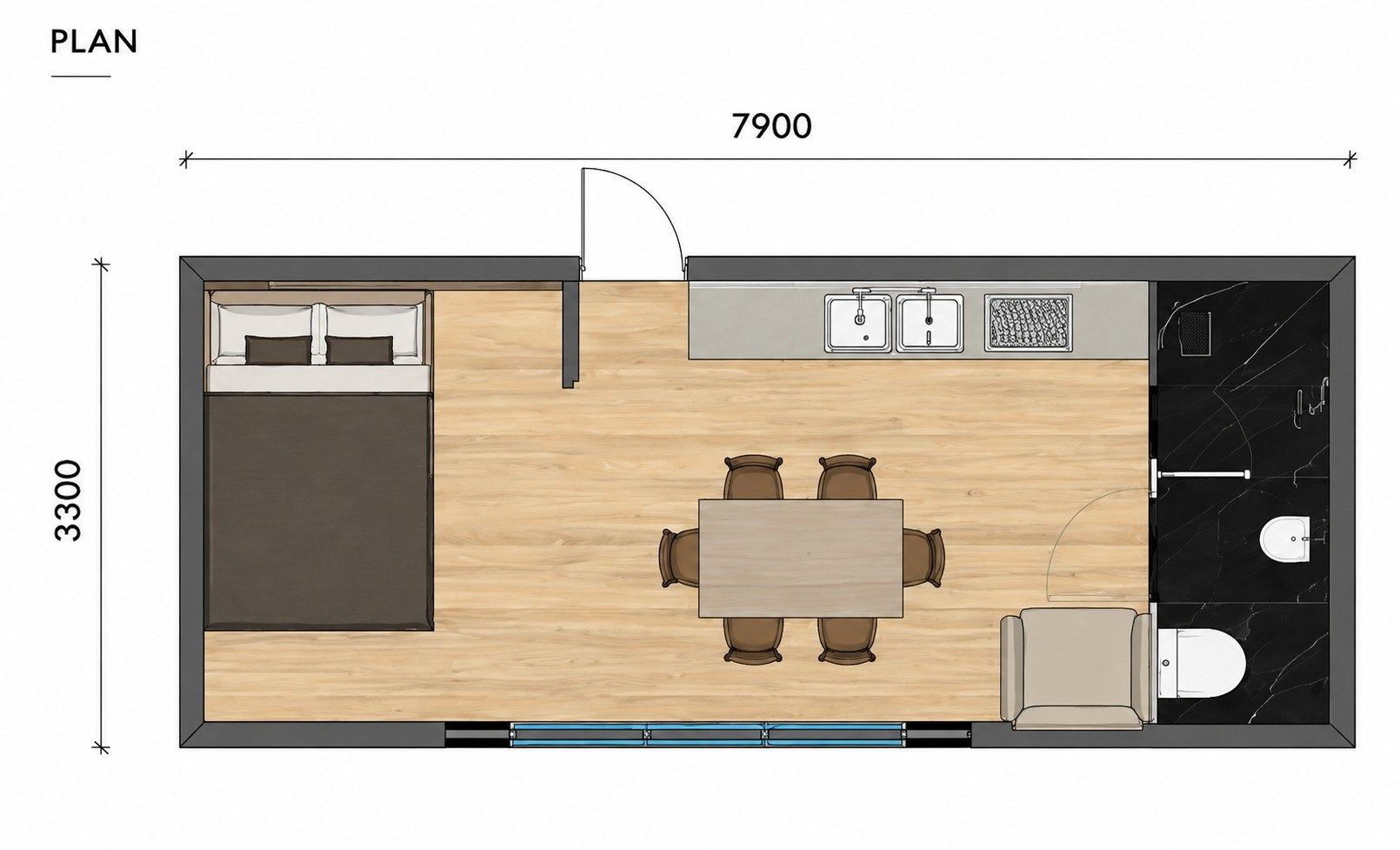Floor plan of Nöma Open